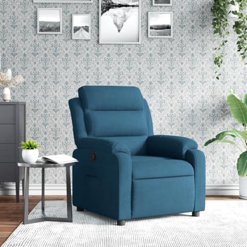 Xichuzi Relaxsessel Blau Samt, Fernsehsessel, Kinosessel, Lesesessel, Tv Sessel, Ohrensessel, Armsessel, Seselstuhl Wohnzimmer - 373510 Xichuzi Relaxsessel Blau Samt, Fernsehsessel, Kinosessel, Lesesessel, Tv Sessel, Ohrensessel, Armsessel, Seselstuhl Wohnzimmer - 373510 von Xichuzi
