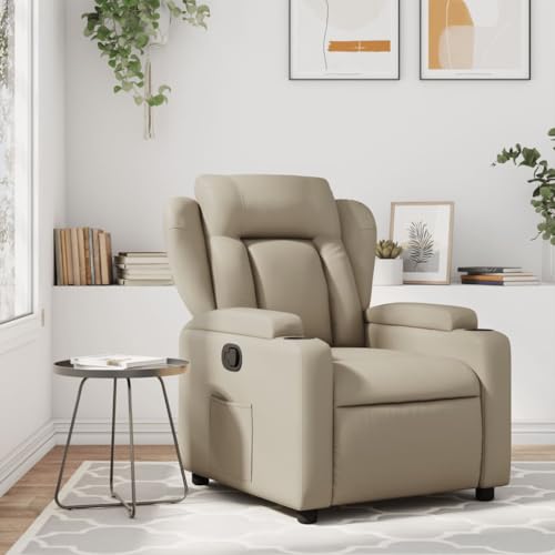 Xichuzi Relaxsessel Cappuccino-Braun Kunstleder, Fernsehsessel, Kinosessel, Lesesessel, Tv Sessel, Ohrensessel, Armsessel, Seselstuhl Wohnzimmer - 372433 von Snsowed