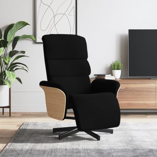 Xichuzi Relaxsessel mit Fußteil Schwarz Stoff, Relaxsessel, Fernsehsessel, Kinosessel, Gaming Couch - 356603 Xichuzi Relaxsessel mit Fußteil Schwarz Stoff, Relaxsessel, Fernsehsessel, Kinosessel, Gaming Couch - 356603 von Xichuzi