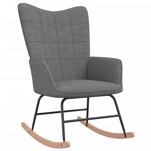 Xichuzi Schaukelstuhl, Sessel Wohnzimmer, Schaukelsessel, Stillsessel, Schwingsessel, Tv Sessel, Ohrensessel, Rocking Chair, Relaxsessel, Dunkelgrau Stoff Xichuzi Schaukelstuhl, Sessel Wohnzimmer, Schaukelsessel, Stillsessel, Schwingsessel, Tv Sessel, Ohrensessel, Rocking Chair, Relaxsessel, Dunkelgrau Stoff von Xichuzi
