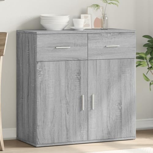 Xichuzi Sideboard Grau Sonoma 79x38x80 cm Holzwerkstoff, Schlafzimmer Kommode, Komodenschrank, Küchenschrank, Commode, Flurkommode, Schlafzimmerkommode, Schrank - 840525 Xichuzi Sideboard Grau Sonoma 79x38x80 cm Holzwerkstoff, Schlafzimmer Kommode, Komodenschrank, Küchenschrank, Commode, Flurkommode, Schlafzimmerkommode, Schrank - 840525 von Xichuzi