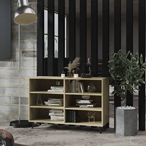 Xichuzi Sideboard Sonoma-Eiche 103,5x35x70 cm Holzwerkstoff, Kommode Schlafzimmer, Kommoden & Sideboards, Wohnzimmerschrank, Flur Kommode, Zimmer Möbel - 806043 Xichuzi Sideboard Sonoma-Eiche 103,5x35x70 cm Holzwerkstoff, Kommode Schlafzimmer, Kommoden & Sideboards, Wohnzimmerschrank, Flur Kommode, Zimmer Möbel - 806043 von Xichuzi