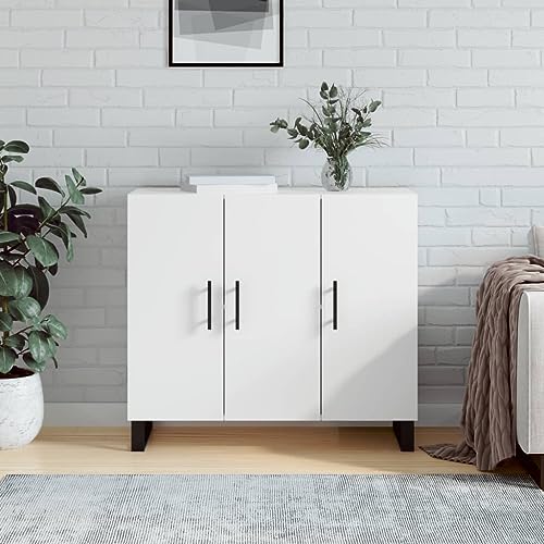 Xichuzi Sideboard Weiß 90x34x80 cm Holzwerkstoff, Kommode Schlafzimmer, Kommoden & Sideboards, Wohnzimmerschrank, Komodenschrank, Schlafzimmerkommode, Flur Kommode, Zimmer Möbel 828132 Xichuzi Sideboard Weiß 90x34x80 cm Holzwerkstoff, Kommode Schlafzimmer, Kommoden & Sideboards, Wohnzimmerschrank, Komodenschrank, Schlafzimmerkommode, Flur Kommode, Zimmer Möbel 828132 von Xichuzi