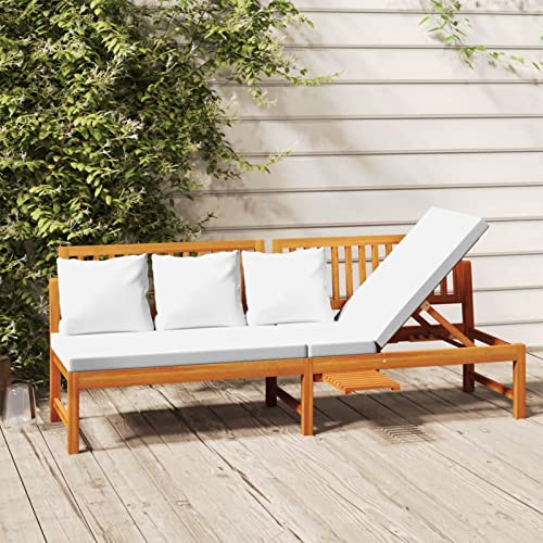 Xichuzi Tagesbett mit Cremeweißen Kissen 200x60x75 cm Massivholz Akazie, Schlafsofa, Daybed, Bettsofa, Sofa Bed, Sofabett, Schlafcouch, Jugendbett, Bettgestell, Bettcouch - 312144 Xichuzi Tagesbett mit Cremeweißen Kissen 200x60x75 cm Massivholz Akazie, Schlafsofa, Daybed, Bettsofa, Sofa Bed, Sofabett, Schlafcouch, Jugendbett, Bettgestell, Bettcouch - 312144 von Xichuzi