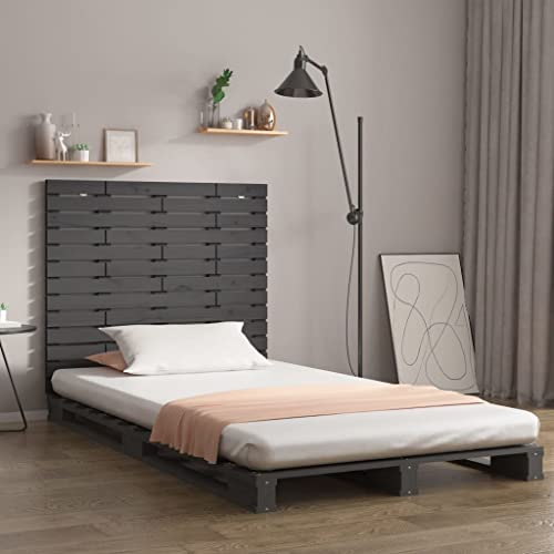 Xichuzi Wand-Kopfteil Grau 126x3x91,5 cm Massivholz Kiefer, Bettkopfteil, Kopfteil Bezug, Bett Rückwand, Bettrückwand, Kopfteilbezüge, Kopfteilabdeckung - 824680 Xichuzi Wand-Kopfteil Grau 126x3x91,5 cm Massivholz Kiefer, Bettkopfteil, Kopfteil Bezug, Bett Rückwand, Bettrückwand, Kopfteilbezüge, Kopfteilabdeckung - 824680 von Snsowed