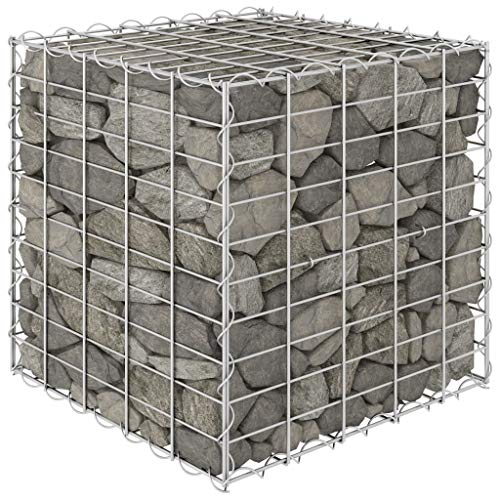 Xichuzi Würfel-Gabionen-Hochbeet Stahldraht 50x50x50 cm, Palettenrahmen, Hochteich, Gemüsebeet, Kräuterregal Balkon, Blumenbeet, Kräuterspirale, Tomatenbeet, Pflanzhochbeet - 145650 Xichuzi Würfel-Gabionen-Hochbeet Stahldraht 50x50x50 cm, Palettenrahmen, Hochteich, Gemüsebeet, Kräuterregal Balkon, Blumenbeet, Kräuterspirale, Tomatenbeet, Pflanzhochbeet - 145650 von Xichuzi