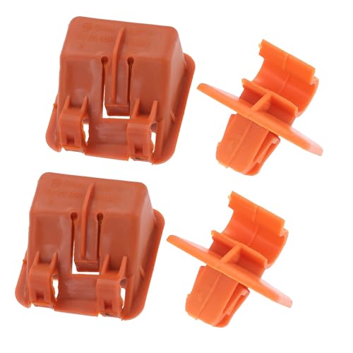 2 Sets Motorhaube Halterung Motorhaubenstange Halter Halteclip Motorhaubenstange Klemmrahmen für S-koda Fabia Octavia MK2 2004-2013 von Xiciki