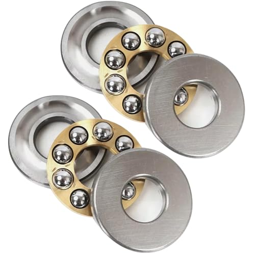 2 Stück Axiale Miniatur-Kugellager F8-22M, 8 x 22 x 7 mm, Axialkugellager, Wälzlagerstahl Miniatur-Axiallager mit Unterlegscheibe 2 Stück Axiale Miniatur-Kugellager F8-22M, 8 x 22 x 7 mm, Axialkugellager, Wälzlagerstahl Miniatur-Axiallager mit Unterlegscheibe von Xiciki