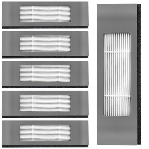 6 Stück N10 HEPA-Filter kompatibel mit Saugroboter Ecovacs DEEBOT OZMO N10 N10 Plus 920 950 T8 AIVI Max T9 T5 N5 N7 N8+ N8 Pro Plus DX55 DX93 DJ65, Filterset für Saugroboter, Ersatzteile 6 Stück N10 HEPA-Filter kompatibel mit Saugroboter Ecovacs DEEBOT OZMO N10 N10 Plus 920 950 T8 AIVI Max T9 T5 N5 N7 N8+ N8 Pro Plus DX55 DX93 DJ65, Filterset für Saugroboter, Ersatzteile von Xiciki