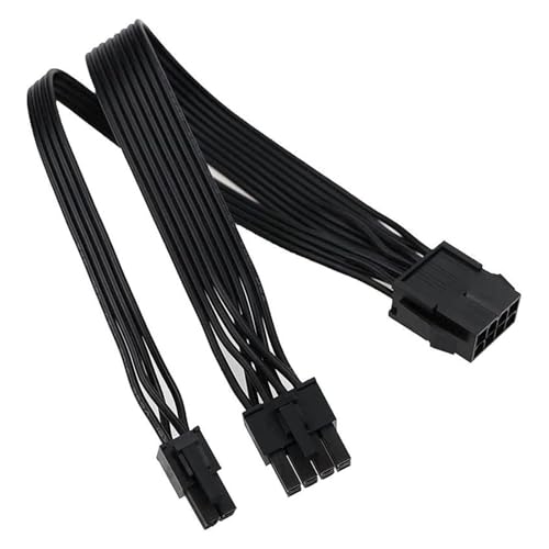 Xiciki ATX Stromkabel, Adapter CPU 8 Pin auf CPU 8 Pin + 4 Pin für EPS-Motherboard, 12 V, 0,3 m, Stromverlängerungskabel von Xiciki