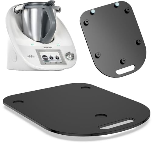 Xiciki Gleitbrett für Thermomix TM5,Gleitbrett für Thermomix TM6,für Thermomix Gleitbrett TM6/TM5,Hochwertiges Acryl Gleitbrett Zubehör für Thermomix Brett, Müheloses Bewegen Küchenhelfer von Xiciki