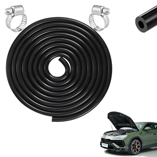 Xiciki 3 M Unterdruckschlauch KFZ,Silikonschlauch 3mm/8mm, Vakuumschlauch 3m Hochtemperatur,Turbo Unterdruckschlauch mit 2 Klemmen,Flexibel und Dick für Einlass und Auslassarmaturen Xiciki 3 M Unterdruckschlauch KFZ,Silikonschlauch 3mm/8mm, Vakuumschlauch 3m Hochtemperatur,Turbo Unterdruckschlauch mit 2 Klemmen,Flexibel und Dick für Einlass und Auslassarmaturen von Xiciki