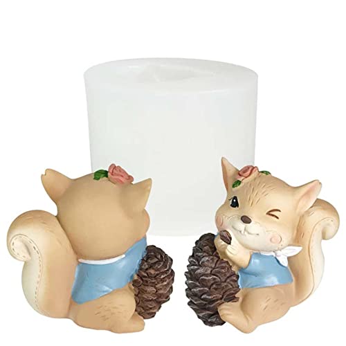 Xidmold 3D Eichhörnchen Silikonform Kerzenform Seifenform Eichhörnchen Backform Silikon Formen für Fondant, Tortendeko, Schokolade, Seife, Sojawachs Kerzen, Gips, Epoxidharz Handwerk Xidmold 3D Eichhörnchen Silikonform Kerzenform Seifenform Eichhörnchen Backform Silikon Formen für Fondant, Tortendeko, Schokolade, Seife, Sojawachs Kerzen, Gips, Epoxidharz Handwerk von Xidmold