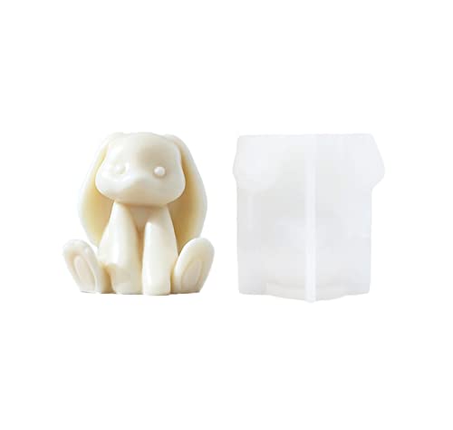 Xidmold 3D Kaninchen Silikonform Osterhase Kerzenformen Ostern Seifenform Silikon Backform Ohren Hase Mousse Kuchenform für Tortendeko, Schokolade, Seife, Sojawachs Kerzen, Ostergeschenke Xidmold 3D Kaninchen Silikonform Osterhase Kerzenformen Ostern Seifenform Silikon Backform Ohren Hase Mousse Kuchenform für Tortendeko, Schokolade, Seife, Sojawachs Kerzen, Ostergeschenke von Xidmold