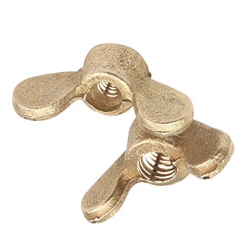 Xiedeai Flügelmutter Befestigungselemente - M4 M5 M6 M8 M10 M12 M14 M16 M20 Messing Flügelmutter Verschlusskappe Handschraube Hardware Xiedeai Flügelmutter Befestigungselemente - M4 M5 M6 M8 M10 M12 M14 M16 M20 Messing Flügelmutter Verschlusskappe Handschraube Hardware von Xiedeai