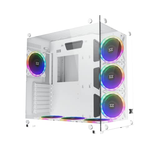 Xigmatek PC-Gehäuse ATX Aquarius Plus Arctic mit 7X AY120 (EN46430) von Xigmatek