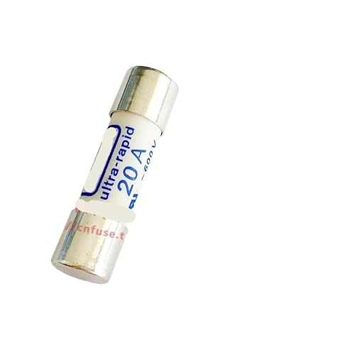 Fuse Tube 6003305 2A 4A 6A 8A 10A 20A 30A 600V AR 10 * 38 Compatible with Plug Fuses(20A) von Xihesm