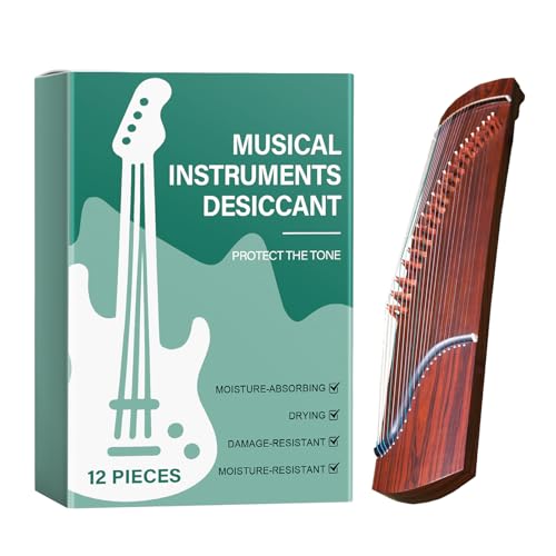 Xiixuuj Entfeuchtungspakete Mehrzweck, Feuchtigkeitsabsorberbeutel, 40 g Luftentfeuchter, tragbares Trockenmittel für Keyboard, Erhu, Gitarre, Instrument, Schlagzeug, Saxophon, Klavier von Xiixuuj