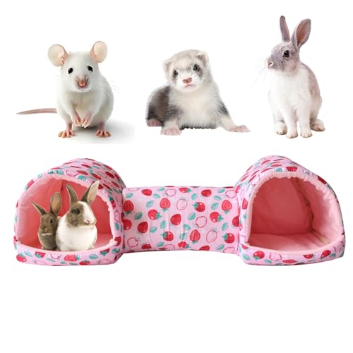 Xiixuuj Hamsterversteck – Hamsterversteck | Anti-Rutsch weiche Kleintiere Käfig Zubehör für Frettchen Häschen Chinchillas Spielnest Rest Unterhaltung Bereicherung von Xiixuuj