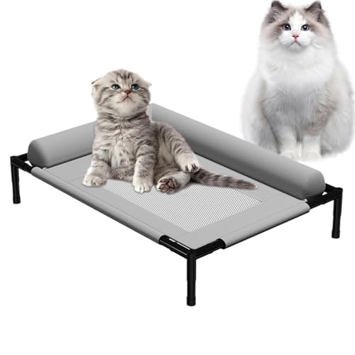 Xiixuuj Hundebett, atmungsaktiv, erhöht, kühlend, waschbar, Haustiersofa zum Schlafen, Spielen, Sommer, heißes Wetter, Welpen, Senioren, Kätzchen, Häschen, Zuhause, Schlafzimmer, Wohnzimmer, Büros von Xiixuuj