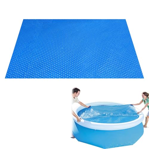 Pool Solarabdeckplane | Solar Folie Für Pool | Solar Poolabdeckung Solarplane | Thermoplane Poolheizung Zuschneidbar | UV-Resistente Solarfolie Für Unterirdische Oder Oberirdische Schwimmbäder von Xijobido