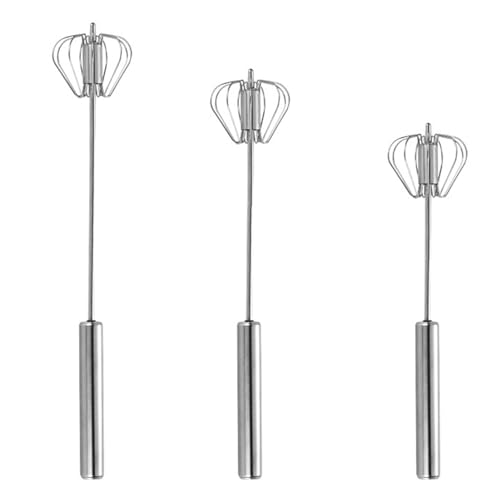 Schneebesen Edelstahl | Kleiners Schneebesen | Halbautomatischer Schneebesen Aus Edelstahl | Küche Drehbarer Mixer | Drehbarer Mixer Rührer Zum Schneebesen, Schlagen, Rühren Schneebesen Edelstahl | Kleiners Schneebesen | Halbautomatischer Schneebesen Aus Edelstahl | Küche Drehbarer Mixer | Drehbarer Mixer Rührer Zum Schneebesen, Schlagen, Rühren von Xijobido