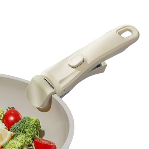 Xijobido Abnehmbarer Pfannengriff, abnehmbarer Topfgriff, tragbarer Kochgeschirrgriff, , ergonomischer Kochgeschirr-Greifer für Töpfe, Pfannen von Xijobido