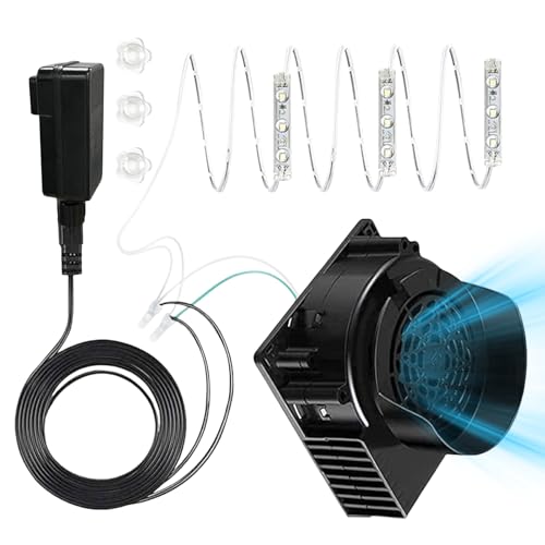 Xijobido Aufblasbarer Gebläser,Ventilator Adapter Für Aufblasbares Mit 3 LED Lampen - Hochdruck Partyzubehör Für Luftmatratzen Lampions Garten Halloween Karneval Spielzeug Xijobido Aufblasbarer Gebläser,Ventilator Adapter Für Aufblasbares Mit 3 LED Lampen - Hochdruck Partyzubehör Für Luftmatratzen Lampions Garten Halloween Karneval Spielzeug von Xijobido