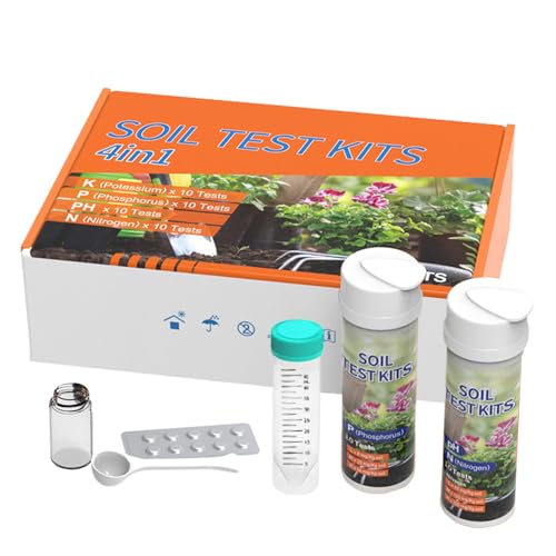 Xijobido Bodentest-Kit Für Garten - Boden Nährstoff Tester 4-in-1 Set | Nährstoff Analysegerät Pflanzenpflege Werkzeug Für Topfpflanzen Rankpflanzen Ziergarten Xijobido Bodentest-Kit Für Garten - Boden Nährstoff Tester 4-in-1 Set | Nährstoff Analysegerät Pflanzenpflege Werkzeug Für Topfpflanzen Rankpflanzen Ziergarten von Xijobido
