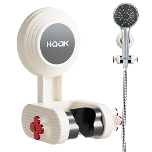 Xijobido Duschkopfhalter, Duschkopf-Saugnapf - Halterung für Handbrause mit Saugnapf - Verstellbarer Saugnapf-Duschhalter, abnehmbarer Handbrause-Wand-Saugnapfhalter für die Dusche Xijobido Duschkopfhalter, Duschkopf-Saugnapf - Halterung für Handbrause mit Saugnapf - Verstellbarer Saugnapf-Duschhalter, abnehmbarer Handbrause-Wand-Saugnapfhalter für die Dusche von Xijobido