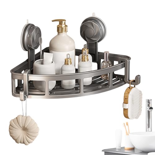 Xijobido Duschregal Eckschrank - Eckige Badezimmer Ablage Mit Haftnapf,Kleiderschrank Organisation Für Gesichtsreiniger Shampoo Duschgel Xijobido Duschregal Eckschrank - Eckige Badezimmer Ablage Mit Haftnapf,Kleiderschrank Organisation Für Gesichtsreiniger Shampoo Duschgel von Xijobido