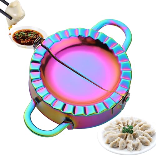 Xijobido Edelstahl Tortilla Versiegler & Riffelwerkzeug | Zubereitungshilfe Für Maultaschen Und Dumplings,Teigtaschenpresse Edelstahl Für Die Tortilla Versiegelung Für Schnelle Abendessen An von Xijobido