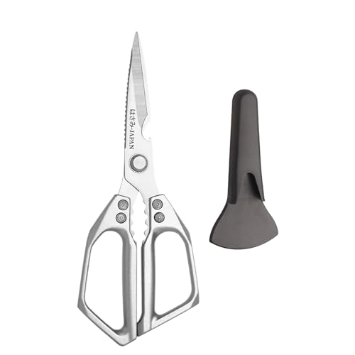 Xijobido Food Scissors - Küchen Geflügelschere | Edelstahl-Schere Multifunktionale Schneidetechnik für Meeresfrüchte Geflügel Truthahn Fleisch Hühnerknochen von Xijobido
