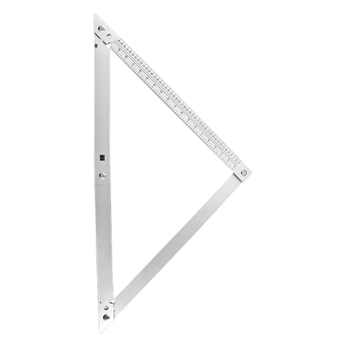 Xijobido Framing Square Holzarbeiten - 60 cm Winkelmaß Klappmaßstab - Metall Einstellbarer Winkelmess Werkzeug Für Innenausbau Malerarbeiten Handwerksprojekte Heimwerken,Handgemachte Projekte Xijobido Framing Square Holzarbeiten - 60 cm Winkelmaß Klappmaßstab - Metall Einstellbarer Winkelmess Werkzeug Für Innenausbau Malerarbeiten Handwerksprojekte Heimwerken,Handgemachte Projekte von Xijobido