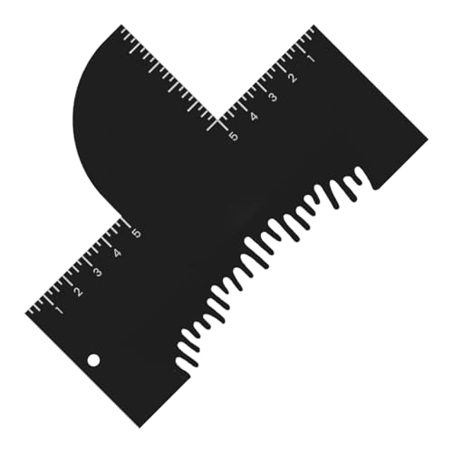 Xijobido Friseur Aufwertung - Haarschneide-Schablone,Für Konturieren Schneiden Styling Bart Schnurrbart Rasieren von Xijobido