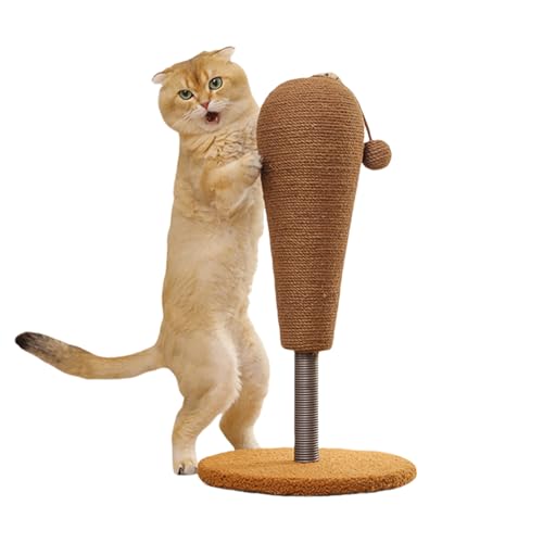 Xijobido Für Katzen - Kratzbrett Für Kitten,Spielzeug Mit Hängendem Ball Zur Verhaltensförderung Für Wohnung Schlafzimmer Wohnzimmer Xijobido Für Katzen - Kratzbrett Für Kitten,Spielzeug Mit Hängendem Ball Zur Verhaltensförderung Für Wohnung Schlafzimmer Wohnzimmer von Xijobido