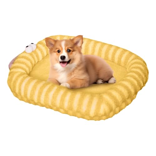 Xijobido Großes Katzenbett | Kuscheliges Hunde Katzen Nest Warmes Kätzchenbett | Winter Sofa Nest Plüschmatte für Kleine Mittel Kitten Welpen Schlafen Innen Außen | Schlafzimmer Wohnzimmer Deko Herbst von Xijobido