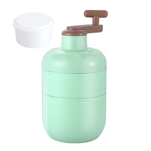 Xijobido Hobelmaschine Für Eiswürfel - Manuelle Handkurbel Eiszerkleinerer Maschine | Handheld Edelstahl Schneekegelmaschine | Für Haushalt Küche Outdoor Picknick Cocktails Eisdiele Xijobido Hobelmaschine Für Eiswürfel - Manuelle Handkurbel Eiszerkleinerer Maschine | Handheld Edelstahl Schneekegelmaschine | Für Haushalt Küche Outdoor Picknick Cocktails Eisdiele von Xijobido