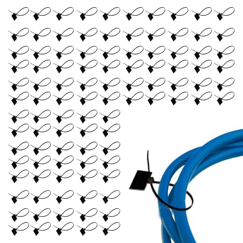 Xijobido Kabelbinder,100 Stück Nylon Kabelbinder - Selbstsichernde Befestigungselemente Mit Beschriftungsetiketten Für Kabelmanagement Innenbereich Werkstatt Garten Zu Hause Xijobido Kabelbinder,100 Stück Nylon Kabelbinder - Selbstsichernde Befestigungselemente Mit Beschriftungsetiketten Für Kabelmanagement Innenbereich Werkstatt Garten Zu Hause von Xijobido