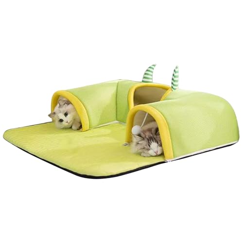 Xijobido Katzentunnel,Großes Katzenbett Höhle Mit Tunnel - Atmungsaktives Schlafnest Möbel Für Welpen Kitten Kleintiere Indoor Wohnung Haus Xijobido Katzentunnel,Großes Katzenbett Höhle Mit Tunnel - Atmungsaktives Schlafnest Möbel Für Welpen Kitten Kleintiere Indoor Wohnung Haus von Xijobido