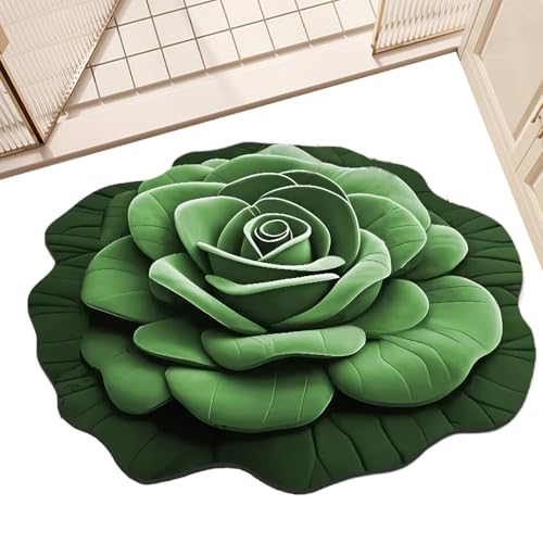 Xijobido Kieselgur Badematte,Anti Rutsch Badezimmer Matte - rutschfeste Schnelltrocknende Ästhetische Matte 40x40cm Für Wohnzimmer Küche Badezimmer Schwimmbadbereich von Xijobido