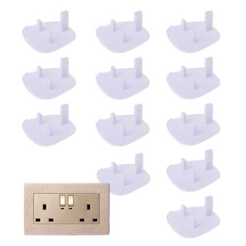 Xijobido Kindersichere Steckdosenabdeckungen | Kindersicherung Steckdosenschutz,Sicherheitsstecker Für Kinderzimmer 12 Stück von Xijobido