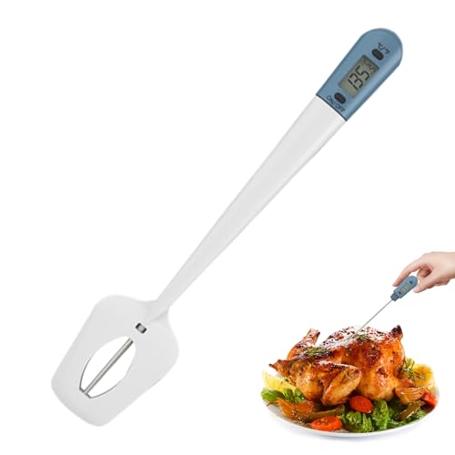 Xijobido Lebensmittel Thermometer zum Kochen | Küchen Spatel Thermometer Zum Kochen | Temperaturmessgerät mit LCD Display,für Backen Frittieren Grillsieren und Sirupherstellung Xijobido Lebensmittel Thermometer zum Kochen | Küchen Spatel Thermometer Zum Kochen | Temperaturmessgerät mit LCD Display,für Backen Frittieren Grillsieren und Sirupherstellung von Xijobido