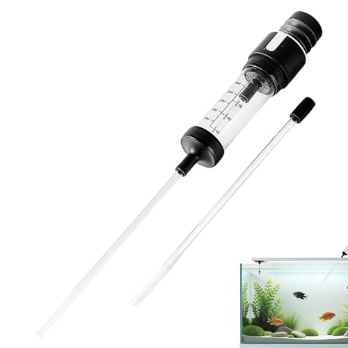 Xijobido Reiniger Für Fischbecken | Aquarium Kiesreiniger,Filter Absaugwerkzeuge Abfallentferner Reinigung Für Süßwasser Schildkröten Kampffische Salzwasser Teich von Xijobido