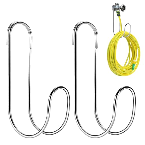 Xijobido Schlauchhalter - Wasserrohr Aufbewahrungsset 2er-Set | Multifunktionaler Edelstahl-Schlauchhaken Aufbewahrung Organizer Für Garten Garage Terrasse Xijobido Schlauchhalter - Wasserrohr Aufbewahrungsset 2er-Set | Multifunktionaler Edelstahl-Schlauchhaken Aufbewahrung Organizer Für Garten Garage Terrasse von Xijobido