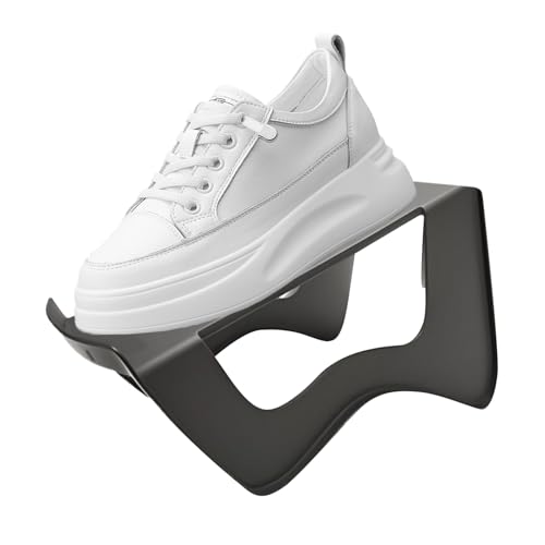 Xijobido Schuhfächer - Schuhstapler | Rutschfester Doppelstufiger Stapelbarer Aufbewahrungsbehälter Halter Für Wand Eingangsbereich Bett Tür Xijobido Schuhfächer - Schuhstapler | Rutschfester Doppelstufiger Stapelbarer Aufbewahrungsbehälter Halter Für Wand Eingangsbereich Bett Tür von Xijobido