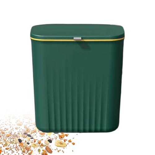 Xijobido Wand Mülleimer Für Badezimmer,Unter Waschbecken Abfalleimer Mit Deckel - Mülleimer Geruchsicherer Abfallbehälter Für Wohnheim Küche Bad Büro Schlafzimmer | Badezimmer Waschküche Küche Büro Xijobido Wand Mülleimer Für Badezimmer,Unter Waschbecken Abfalleimer Mit Deckel - Mülleimer Geruchsicherer Abfallbehälter Für Wohnheim Küche Bad Büro Schlafzimmer | Badezimmer Waschküche Küche Büro von Xijobido