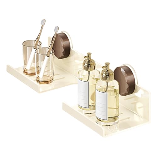 Xijobido Waschtisch Über Wasserhahn | WandBadezimmer | Platzsparender Haftnapf Kohlenstoffstahl Organizer Für Toilette Küche Waschraum von Xijobido