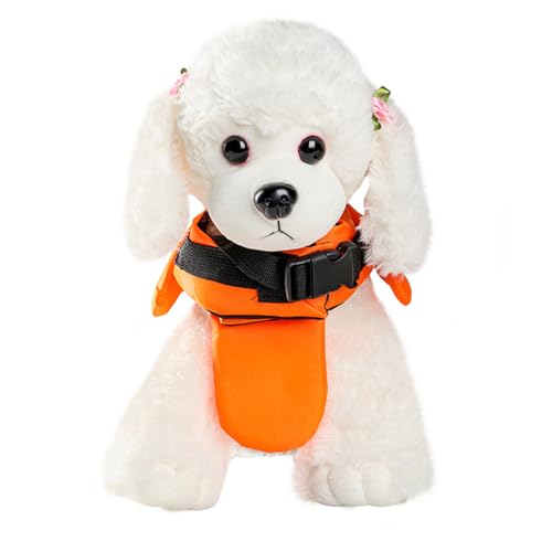 Xijobido Welpen Schwimmkleidung, Schwimmanzug Mit Sicherheitsfunktion, Reflektierende Einstellbare Schwimmhilfe Für Welpen Outdoor Boot Pool Schwimmsicherheit von Xijobido
