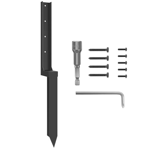 Xijobido Zaunpfahl Reparaturpflöcke | Zaunpfahl Reparatur Set | Stabile Metallspitzen Zur Einfachen Montage Und Ausgleich Von Neigung Bei Gartenzäunen Xijobido Zaunpfahl Reparaturpflöcke | Zaunpfahl Reparatur Set | Stabile Metallspitzen Zur Einfachen Montage Und Ausgleich Von Neigung Bei Gartenzäunen von Xijobido